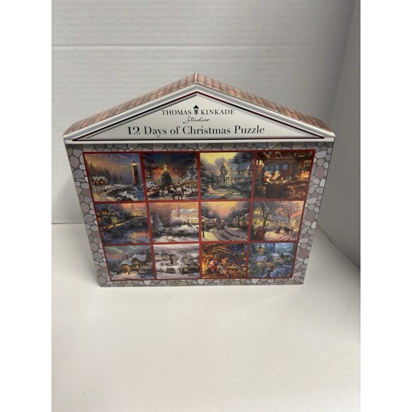 Thomas Kinkade 12 Days Of Christmas Puzzle - Picture 6 of 7